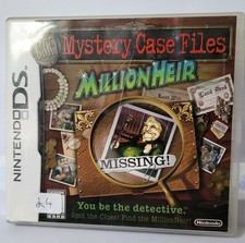 Mystery Case Files: Million Heir - Nintendo DS Spiel - Komplett - PEGI 3 - UK