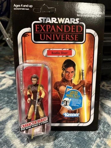 Hasbro 2011 Star Wars Vintage Collection VC69 Bastila Shan MOC Unpunched W/ Case