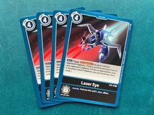 Laser Eye ST5-15 Playset Starter Deck Machine Black Digimon Card Game x4