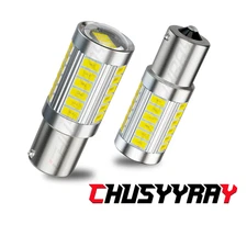 2pc 1156 P21W LED Backup Reverse Light Bulbs 6000K For Infiniti G20 Q45 M30 I30