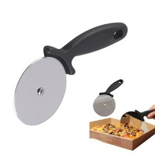 Pizza Wheel Cutter Professional Stainless Steel Large Rolling Slicer 18CM* 6.5CM