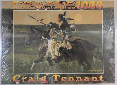 Craig Tennant ''Test Drive'' Native American Horse 1000 Piece Puzzle RARE NEW