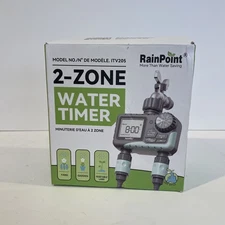 RainPoint Programmable 2 Zone Water Timer - Model Number ITV205