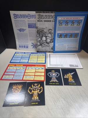 GW Blood Bowl Death Zone Games Workshop Random Lot W/ Team Roster Pad Plus More