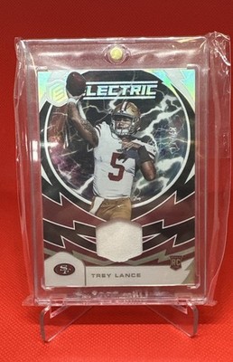 2021 Panini Elements TREY LANCE Rookie Patch /47 Electric 49ers RC