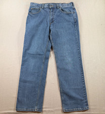 Duluth Flex Ballroom Weekender Relaxed Fit Jeans Mens 34x29 Blue Straight