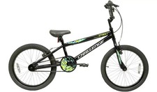 Challenge BMX Bike 20" Wheels Freestyle Street Unisex Bicycle Black 2077983 R