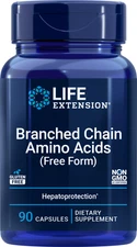 Life Extension Branched Chains Amino Acids 600 MG 90 VegCaps