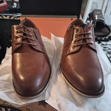 Bruno Marc Mens Dress Shoes Brown Oxford Lace Up Size 10 NIB