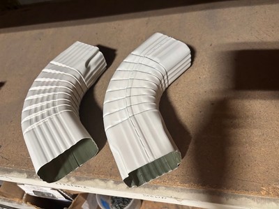 Gutter Downspout B Elbows 2x3 Herringbone