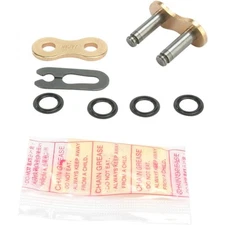 D.I.D 520ATV2-ZJ Rivet Connecting Link for 520 ATV2 X-Ring Chain - Gold