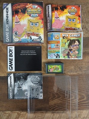 The Sponge Bob Squarepants Movie (Game Boy Advance GBA) CIB - Near Mint!