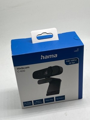 Hama C-400 Full HD PC-Webcam - Schwarz  OVP #TK384A