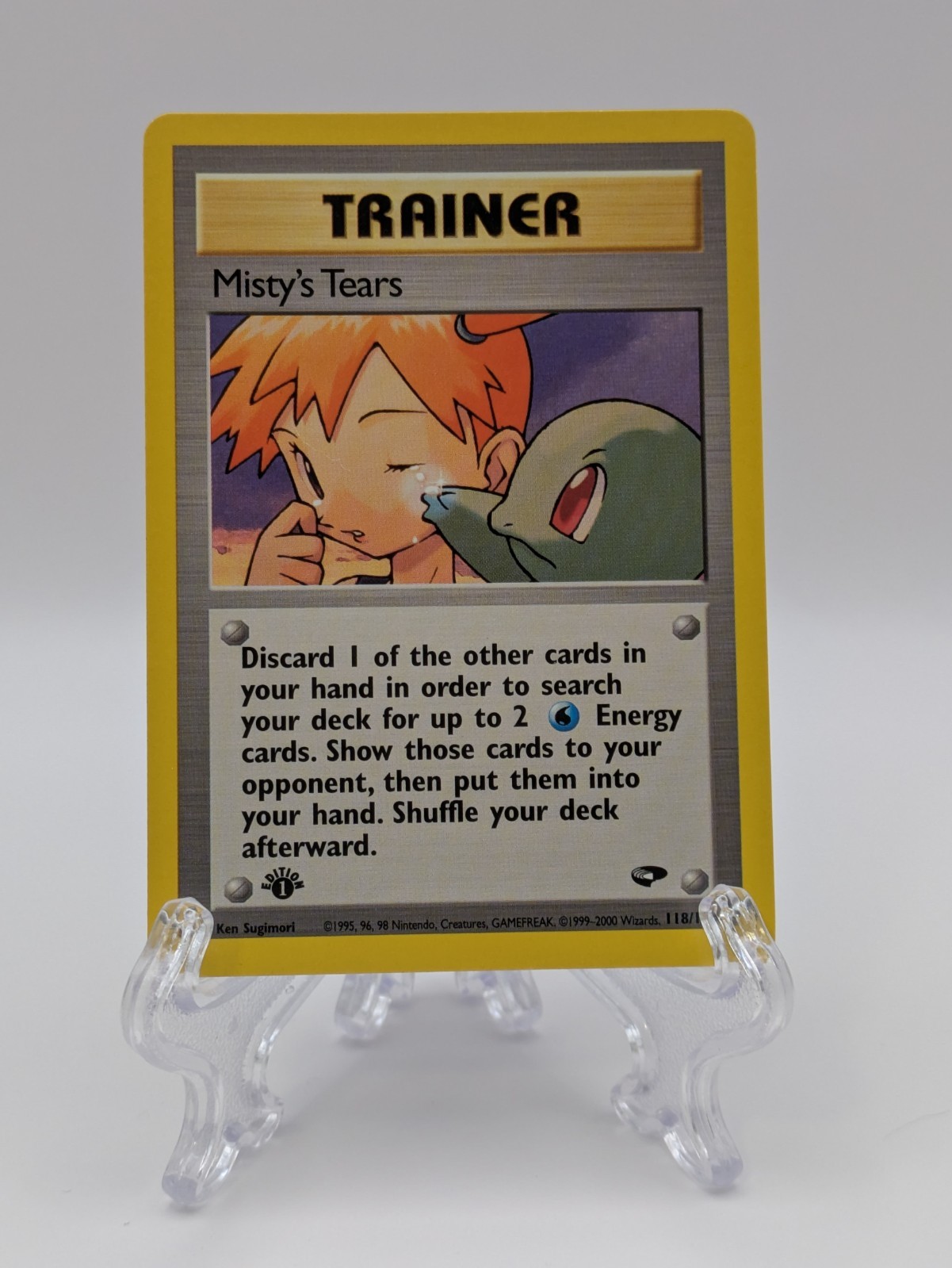 Pokemon 1st Ed Misty's Tears Gym Challenge 118/132 WOTC 1999-2000 NM