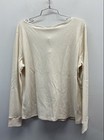 Eddie Bauer Women's Ivory Infinity Thermal Henley Waffle Knit 2XL NWT — photo 4