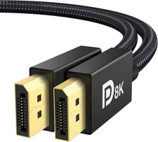 IVANKY 8K DisplayPort Cable 1.4, VESA Certified DP 6.6 Feet, Black 