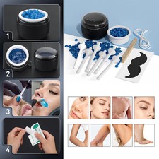 Nose Wax Kit Hair Waxing Kit with Beans Ear Body Hair Removal Men Women Painless