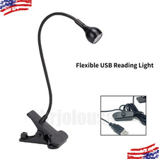Laptop Computer Clip On Bed Desk Table Flexible USB Reading Light LED Lamp NEW