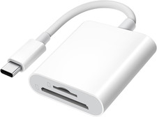 USB C SD Card Reader for Iphone 15 16/Ipad/Macbook/Mac, USB-C Type C SD Read...