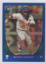 2011 Bowman Draft Chrome Blue Refractor 152/199 Michael Martinez #62 1c6