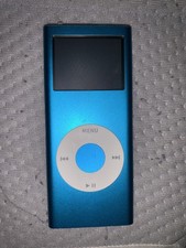 Apple iPod nano A1199 4 GB - 2nd Gen Blue (MA428LL) WORKS! NEEDS NEW SCREEN