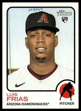 2022 Topps Heritage Luis Frias Rookie Arizona Diamondbacks #175