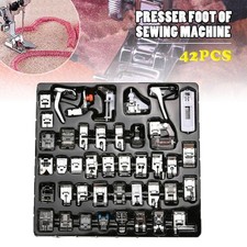 42PCS Sewing Machine Presser Foot Feet Tool Kit Set For Brother Singer Domestic