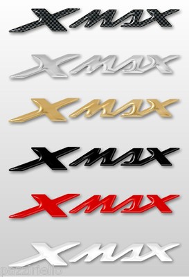2 Aufkleber/Stickers 3D Geschriebenes Xmax Kompatibel für Roller Yamaha X Max