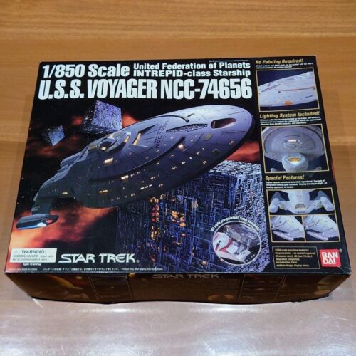 BANDAI Star Trek NCC-74656 U.S.S. VOYAGER 1/850 Scale Model kit From Japan - Picture 1 of 8