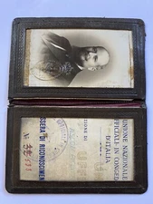 NATIONAL UNION CARD OFFICERS ON LEAVE OF ITALY ASCOLI PICENO