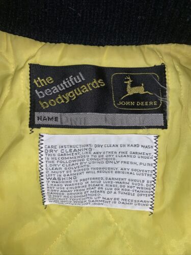 Vintage 1980er SCHNEEMOBIL SKIJACKE & Weste JOHN DEERE Herren Medium BODYGUARD - Bild 6 von 24