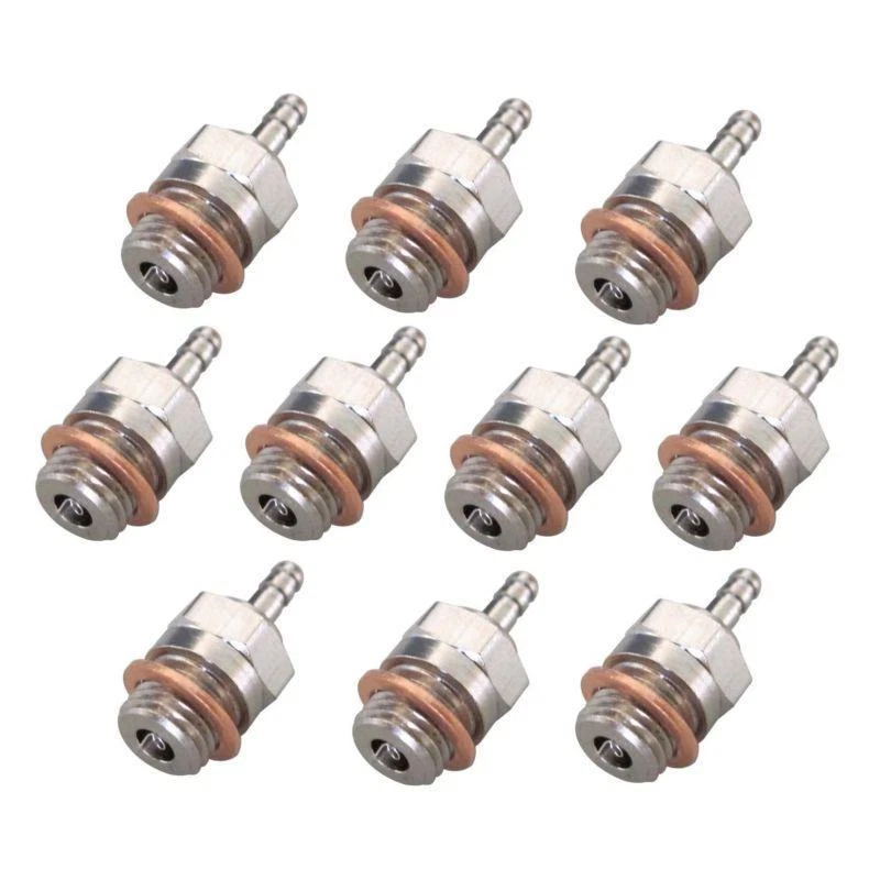 10pcs HSP Spark Glow Plug No.3 N3 Hot 70117 for RC Nitro Engines Car Truck - Image 2 of 4