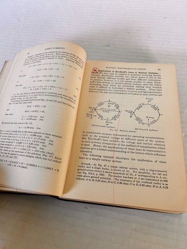 Electrical Engineering Vol. 1 Direct Currents by Chester L. Dawes 1937 - Picture 6 of 7