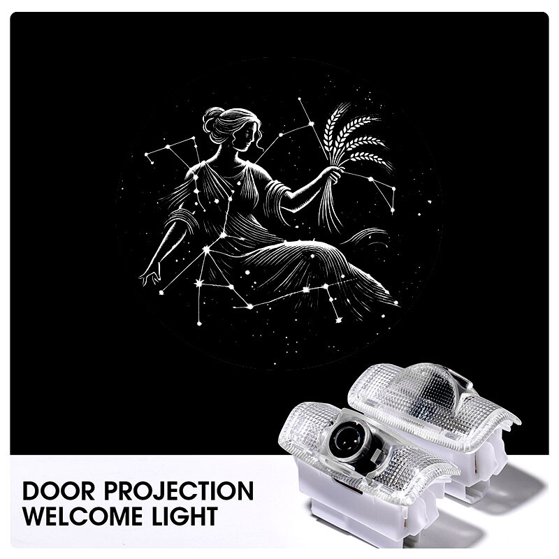 2X Car Door Lights Projector Courtesy Puddle Shadow LED Lights For