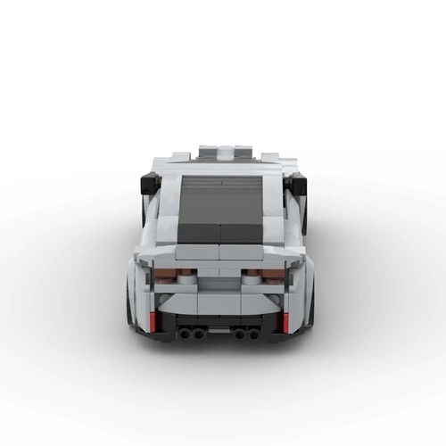 MOC LEGO Car: BMW M4 CSL GRAY Speed Champions Style Fast Delivery Perfect Gift - Picture 3 of 5