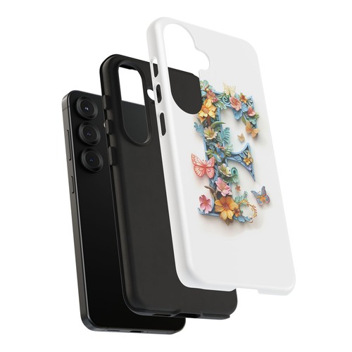 Floral Letter F Phone Case for iPhone, Samsung & Google Pixel - Picture 155 of 227