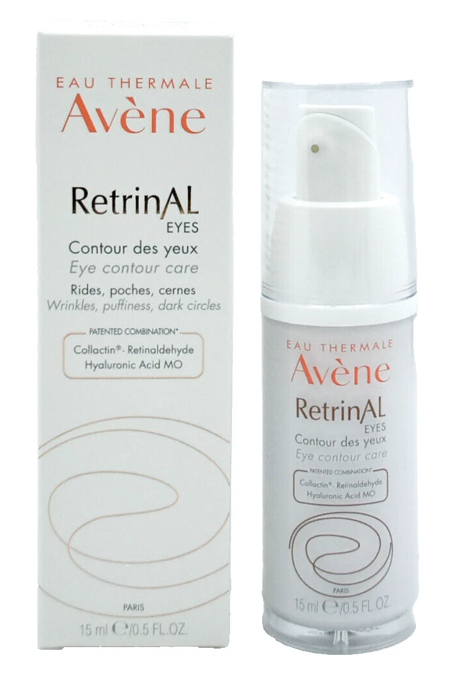 Avene Retrinal уход за контурами глаз - 0,5 жидкой унции / 15 мл * новый в коробке * подлинный * срок годности 07/2026 - Изображение 3 из 4