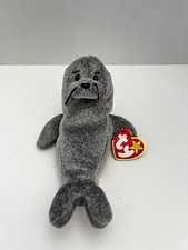Ty Beanie Baby SLIPPERY the Harbor Seal 1998 MWMT's