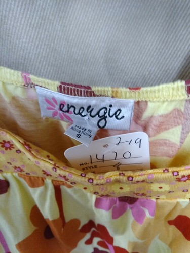 Girls energie Shirt size small Floral Pattern New With Tags - Picture 6 of 6