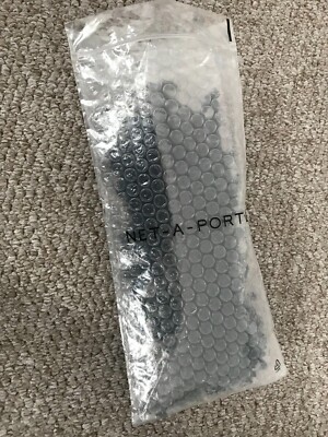Net A Porter Plastiktüten Etui Abdeckung Reißverschluss Aufbewahrung mit schwarzem Gewebe 35X15CM