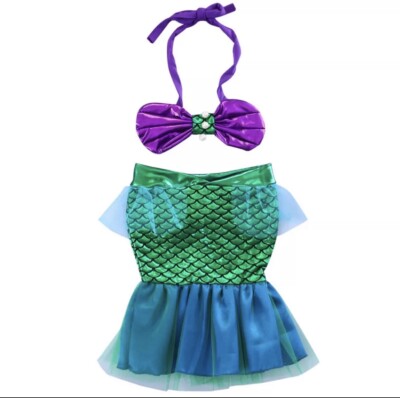 mermaid 1st birthday dress BT2187 Mermaid Magic Party Dress for Little Stars 🧜‍♀️✨ – BabyTeen Fashion main image 1