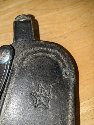 Vintage Tex Shoemaker Black Leather Holster For S&W 39 59 | eBay
