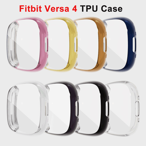 For Fitbit Versa 4 Watch Screen Case Shell Protector 360 Slim Cover Full Cover - Picture 12 of 20
