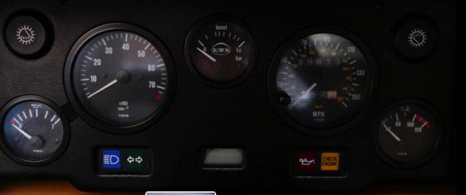 1988+ Lotus Esprit Carbon Fiber Dash Panels Overlay
