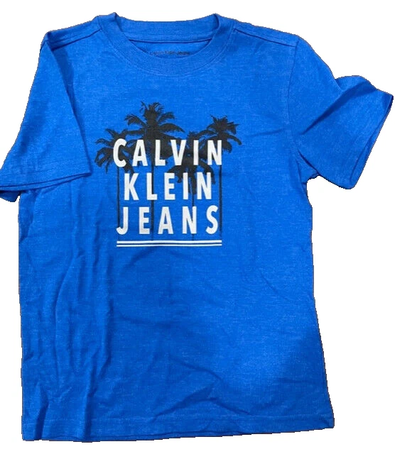 CALVIN KLEIN BOYS 3 PC T-SHIRT, PLAID SHIRT, SHORT SET(GRAY/BLUE/BLACK, 2T)NWOT - Image 4 of 4