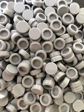 Lego 1x1 Light Gray Round Flat Tiles Smooth Finishing Floor Stones New 50pcs