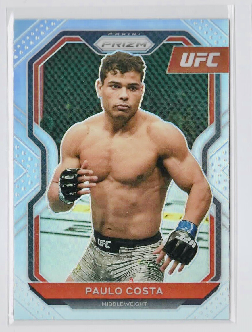 2021 Panini Prizm UFC Paulo Costa Silver Prizm #69