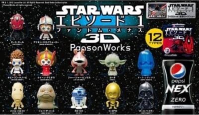 Star Wars Pepsi NEX フィギュア 9種セット Star Wars Episode 1 x Pepsi Nex DARTH SIDIOUS Strap Mini Figure