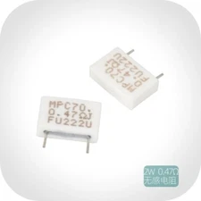 NOBLE 2W 0.47 ohm 5% non-inductive ceramic resistor hifi amplifier pole outputs