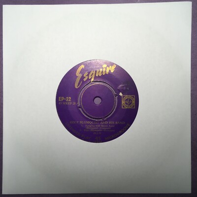 Rolf Blomquist & His Band - Jumping With Queen Anne (7'' EP) EP-32